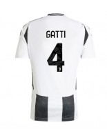 Moške Nogometnih dresov Juventus Federico Gatti #4 Domači 2024-25 Kratki rokavi